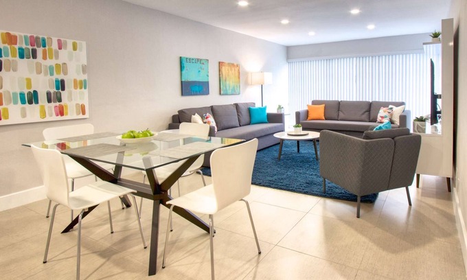 Downtown Fort Lauderdale Copropriété | ✨Deluxe Designer Two Bedroom Apartment at Fort Lauderdale