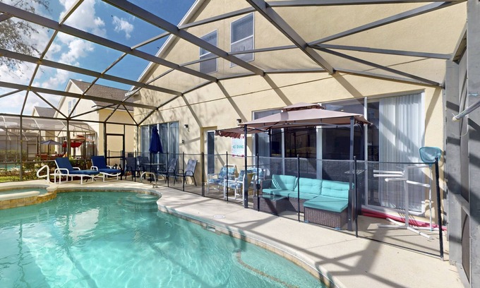 Marbella Maison | Maison familiale avec spa de piscine privée, près de Disney World !!