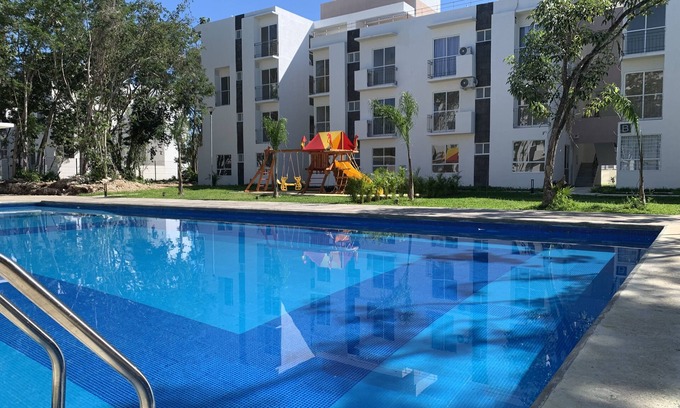 Cancun Appartement | Departamento con 2 habitaciones con vista a la piscina by EITA