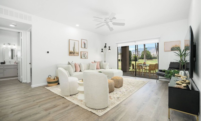 Palm Springs Copropriété | Desert Bloom, 2br ensuite 2ba Condo with Pool/Spa
