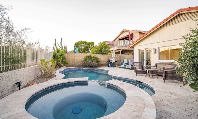 Ahwatukee Foothills Maison | Desert View Home, Pool & Hot Tub