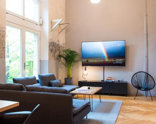 Lahr Appartement | Design Loft I 130 qm I Europapark 20min I 2 Etagen I 2 Bäder I Nespresso I Parkplatz