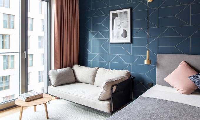 Darmstadt Maison | Design Serviced Apartment in Darmstadt - Zentrum, Langzeit, Dachterrasse
