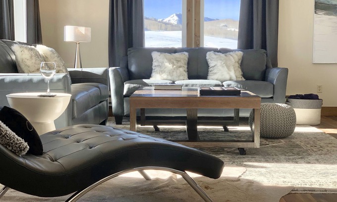 Crested Butte Copropriété | Designer Condo: Amazing Views, Hot Tub, 75" & 55" TVs, Sonos, Free Town/Ski Bus