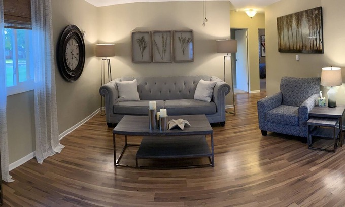 Farmington Maison | Designer Getaway is a fully remodeled house close to downtown.