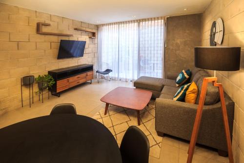 Downtown Guadalajara Appartement | Designer Loft w Gym Coworking 2BD
