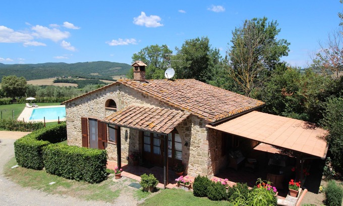 Casole d'Elsa Maison | Appartement indépendant avec piscine dans une ferme