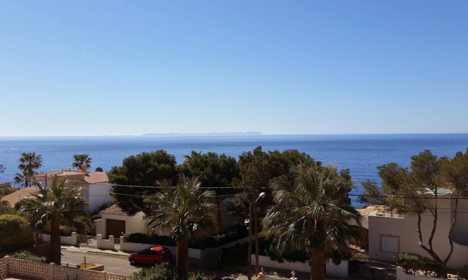 Cala Pi Maison | DHH avec vue fantastique sur la mer, terrasse sur le toit, piscine privée, DSL, WiFi, climatisation