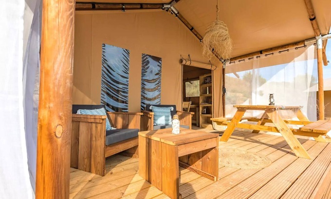 Mirepeisset Maison | Die Liebe zum Leben PREMIUM RIVER 27m2 - 2 Schlafzimmer - TV - Klimaanlage - überdachte Terrasse - Flussblick - 4 Personen