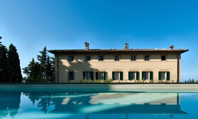 Santa Lucia Villa | Villa avec piscine privée de luxe et paisible en Toscane, grand jardin, vue imprenable