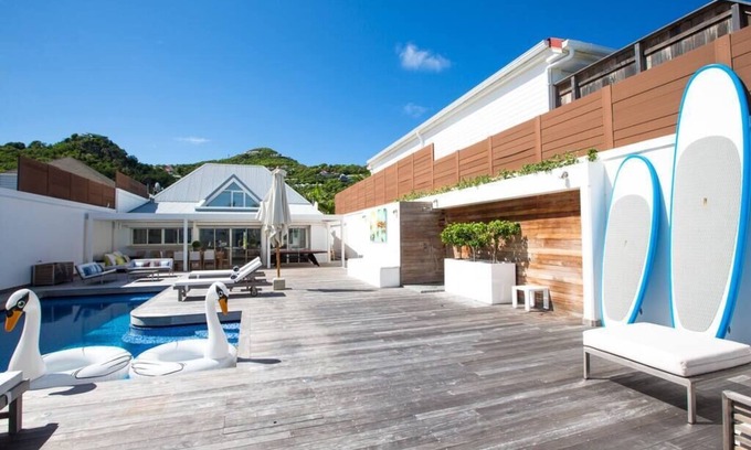 Anse des Flamands Maison | Direct Beach Access & Pool at Villa GANESHA!