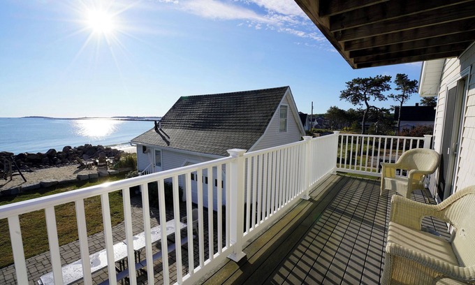 Southern Coast Maison | Direct Oceanfront/Beachfront Home in Saco, ME. Family Retreat sleeps 19
