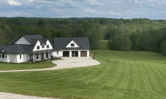 Koleen Maison | Direct path of Eclipse 2024. 5,000sqft home inground Pool 27acres hiking trails.