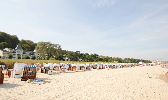 Binz Appartement | Directly on the beach promenade, balcony with sea view - Aparthotel Ostsee FeWo 35