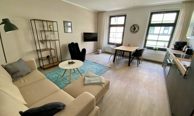Eisenach Appartement | zwei-Appartement-Vue ville-Salle de bain privée séparée