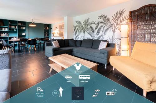 Chanteloup-en-Brie Maison | Disneyland-Paris-15 min, Maison atypique, 10 pers