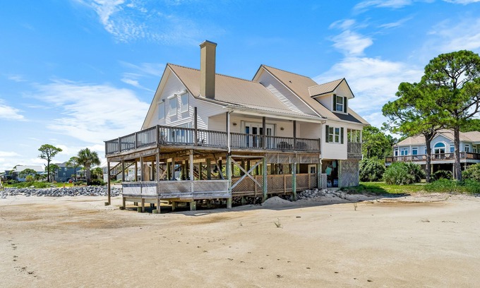 Audubon Place Maison | Dog-friendly maison de plage w / vue imprenable sur l'eau, des ponts enveloppants, plus un loft!