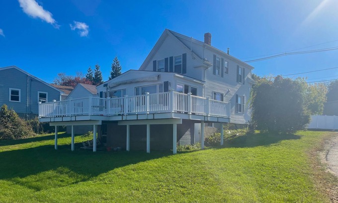 Beverly Maison | Dog-friendly home with a partial river view & deck - steps from park & beach
