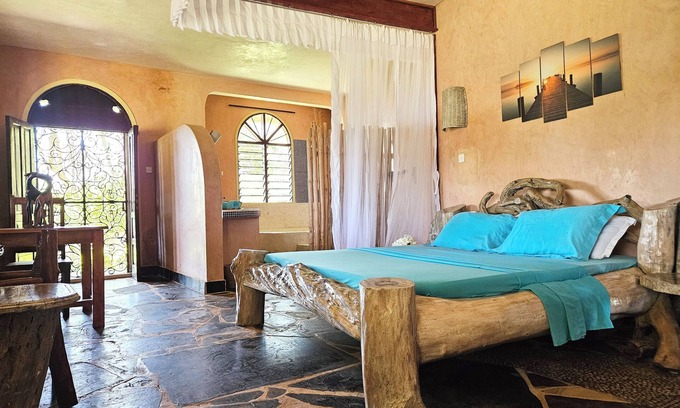 Shimoni Maison | Suite Dolphin 40 m2 dans Villa 560 m2, Vue sur l'Océan Indien