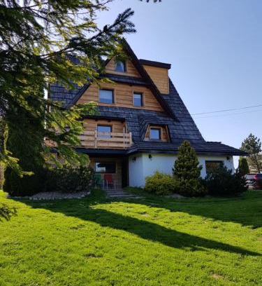 Czerwienne Maison | Dom Górski Klimat-Willa 160 m2 z wewnętrzną sauną fińską, zniżki do Term Gorący Potok