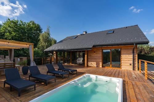 Inwald Maison | Dom "Modrzewiowka" z basenem, sauna, jacuzzi