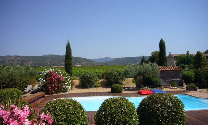 Saint-Jean-de-Fos Maison | Domaine des Condamines - Gîte Lucque **** avec piscine
