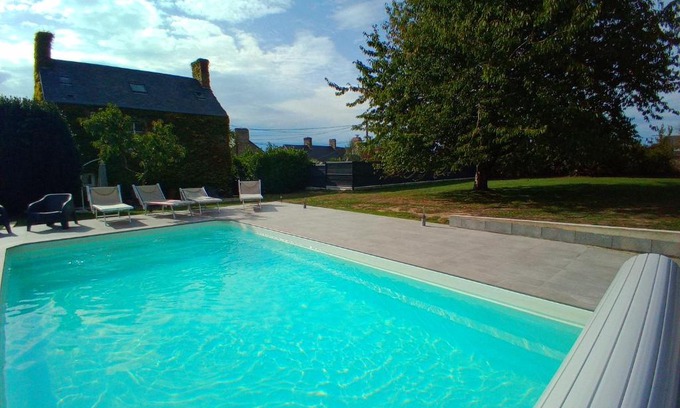 Dragey-Ronthon Maison | DOMAINE DES TISSEYS vue sur le Mont St Michel
