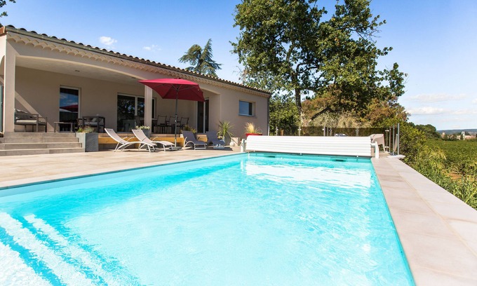 Saint Alban Auriolles Villa | Domaine VILONAPA - Villa AMANDIER avec piscine privée - 6 à 8 personnes
