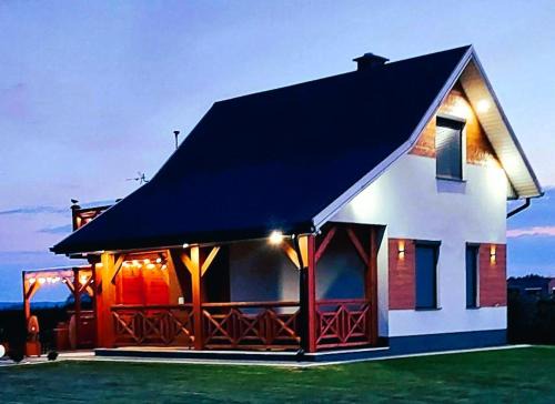 Nielisz Cabine | Domek NIVA z Jacuzzi i Widokiem na Zalew