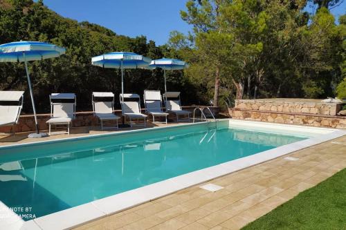 San Teodoro Villa | Domus Cristianae Villa Exclusive Pool Sea View