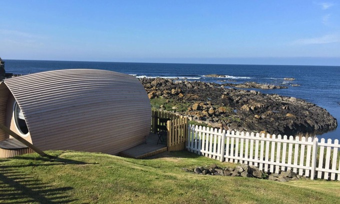 Sandhaven Cabine | "Door to the Shore" est le nec plus ultra des hébergements de luxe en Écosse