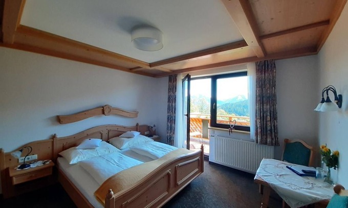 Schildlehen Lit Et Petit-Déjeuner | Doppelzimmer mit Dusche, WC Getrennt - Pension Bergpracht