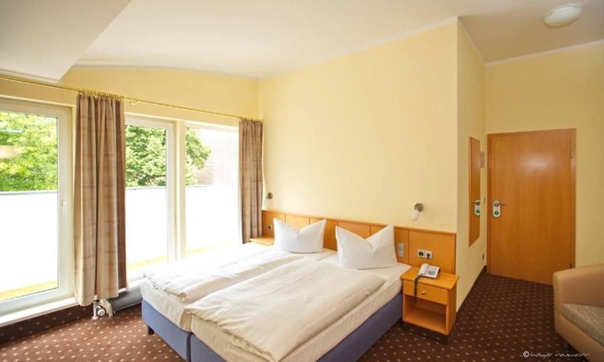Vetschau/Spreewald Maison | Doppelzimmer 1 Neubau, Dusche/ WC - Hotel Garni zum Alten Ratskeller Vetschau