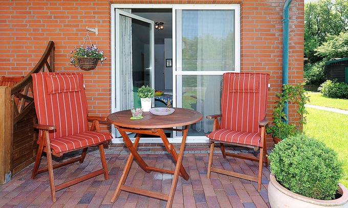 Neuharlingersiel Maison | Doppelzimmer Groß mit Terrasse - Hotel Garni Haus Am Meer