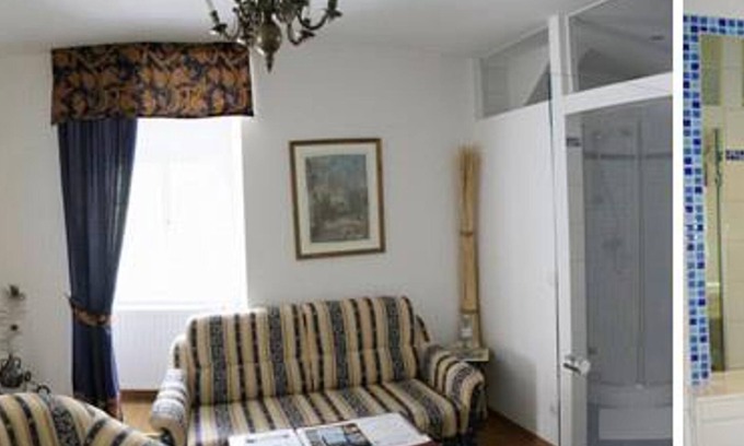Halbturn Appartement | Doppelzimmer Komfort mit Dusche, WC - Wohnen im Schloss - Knappenstöckl