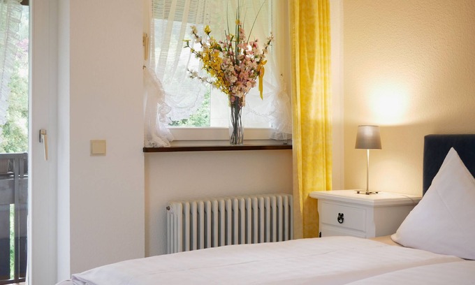 Seebach Appartement | Doppelzimmer mit Balkon, 19qm, max. 2 Person