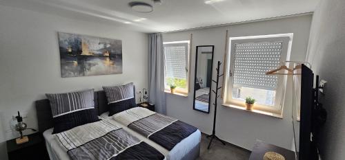 Nuertingen Maison | Doppelzimmer mit Neckarblick