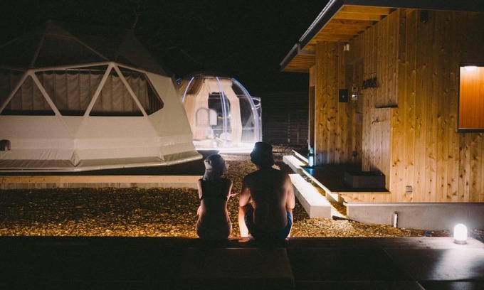 Fujikawaguchiko Station Balnéaire | dots by Dot Glamping Suite 001