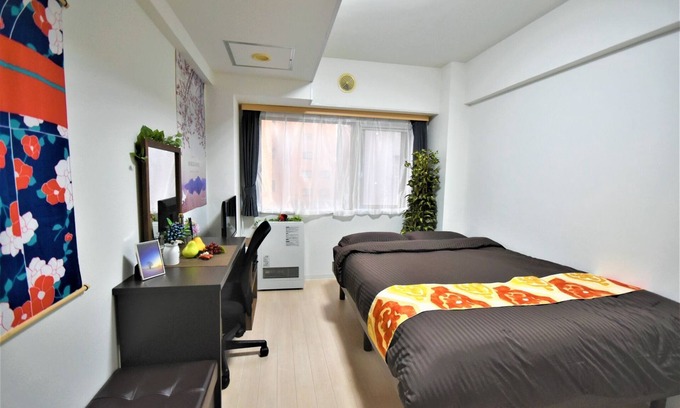 Shiroishi Appartement | Double Bedroom C 3 minutes walk from Shiroishi Sub - 406 / Sapporo Hokkaidō