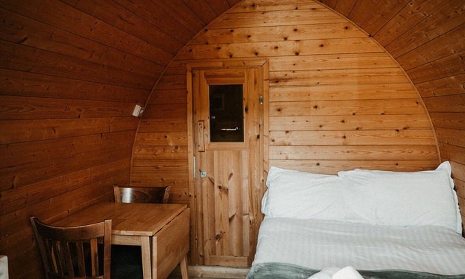 Torver Cabine | Cabine-Standard-Douche-Vue sur la campagne-Double Glamping Pod