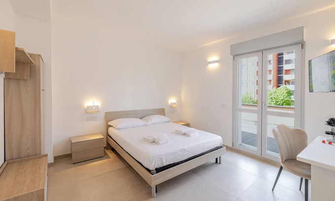 Trezzano sul Naviglio Appartement | Double room with bathroom and private terrace 20 min from Milan(Room 4)