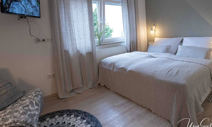 Obersulm Appartement | Chambre Double 1 - Gästehaus Lamm