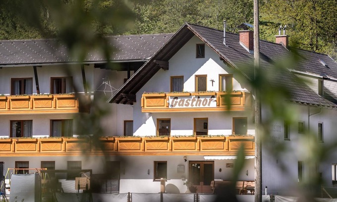 Spital am Pyhrn Cottage | Chambre double II avec douche, toilettes, par exemple - Gasthaus Kaspar