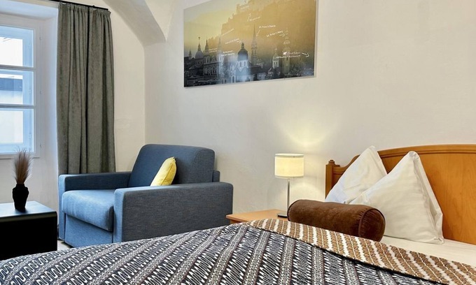 City Centre Salzburg Maison | Chambre double standard (rue) - Krone 1512, hôtel