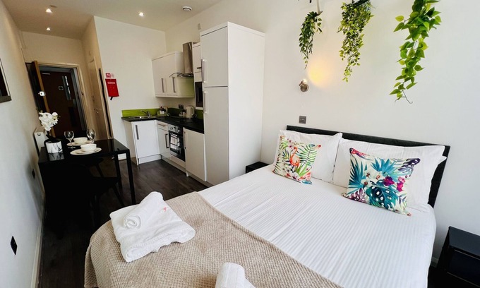 Barbican Appartement | Studio-Appartement-Douche-Double