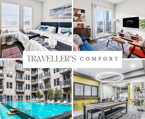 Fort Worth Appartement | Downtown Fort Worth Luxe Retreat, Pool, Gym and Free Parking