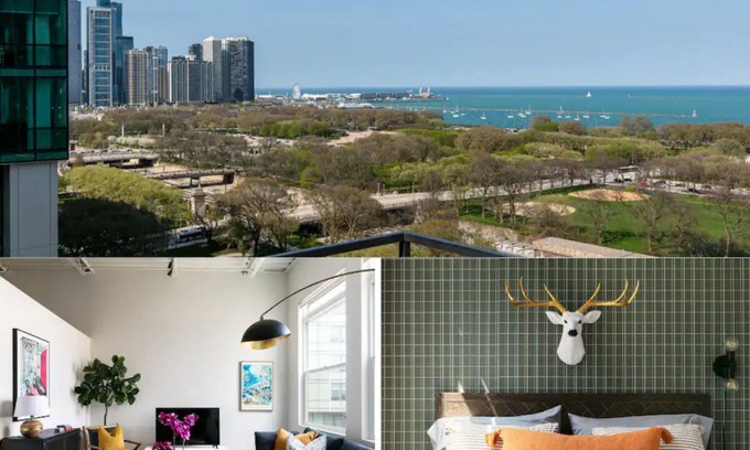 The Loop Copropriété | Downtown Mich Ave Penthouse - FULL Floor, Sleep 25