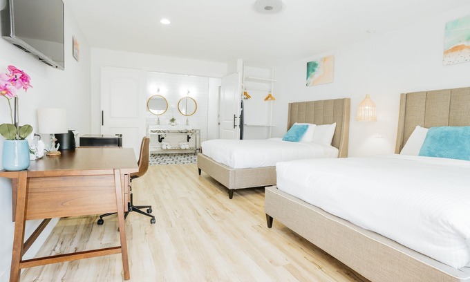 Belmont Shore Hôtel | DQQ - Deluxe Double Room, 2 Queen Beds, Non Smoking