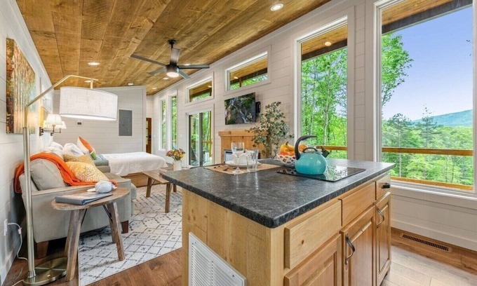 Mineral Bluff Cabine | Dream Big in this new Tiny Home! Hot tub, firepit
