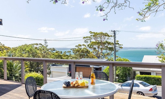 Nelson Bay Maison | Dukes , 31 Gloucester St - spectacular water views and the added comfort of air conditioning and Wi-Fi